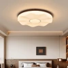 Bedroom lamp, ceiling lamp, vintage, simple new Chinese style, walnut wood, French eye-protecting, children's room, book, main bedroom lamp details Picture